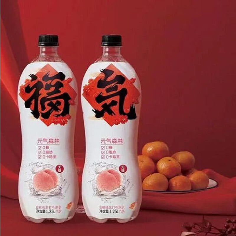 元気森林白桃苏打气泡水 1250ml