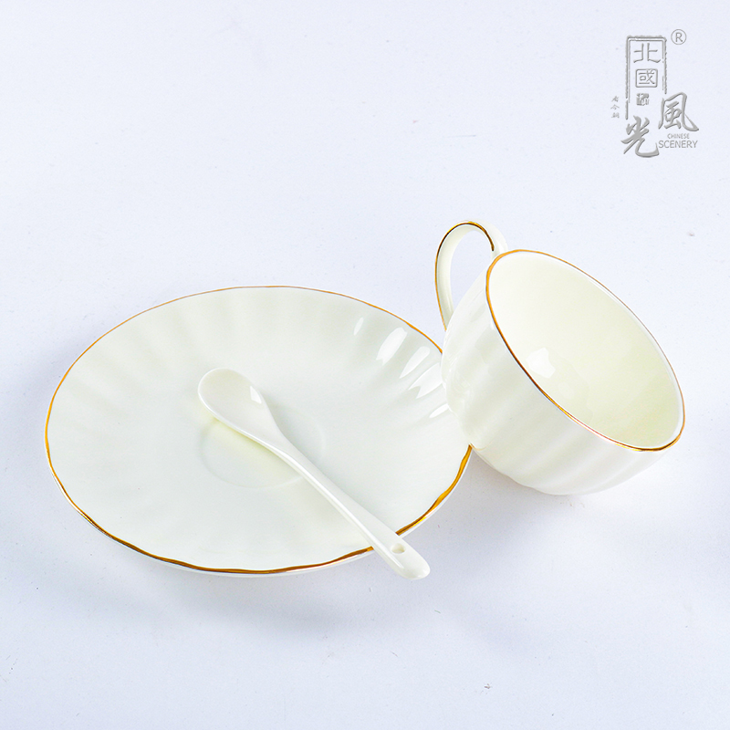 北国风光 骨瓷咖啡具套装 TS-BC-南瓜杯碟 套高清大图