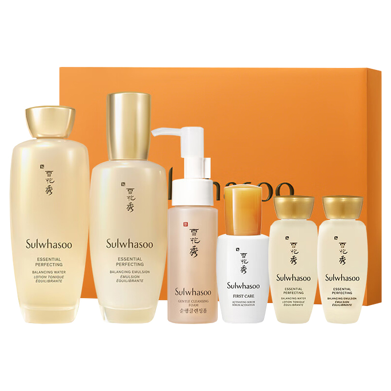 雪花秀(sulwhasoo)滋阴/滋盈肌本舒活润颜贵妇水乳套装(水150ml 乳125