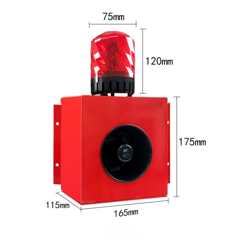 洛安斯 声光报警器 开关量四路触发12-24V 个高清大图