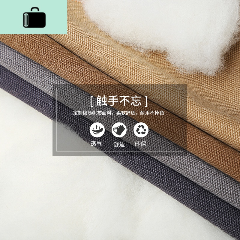 复古休闲帆布男士双肩包时尚潮流背包大容量旅行电脑包学生书包男NEW LAKE 蓝黑色高清大图