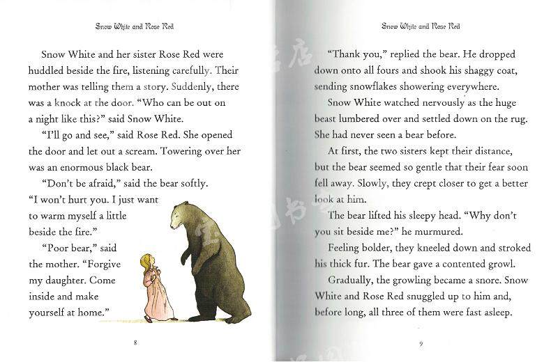 [正版]格林童话精装插画版 Usborne Illustrated Grimm’s Fairy Tales 英文原版绘高清大图