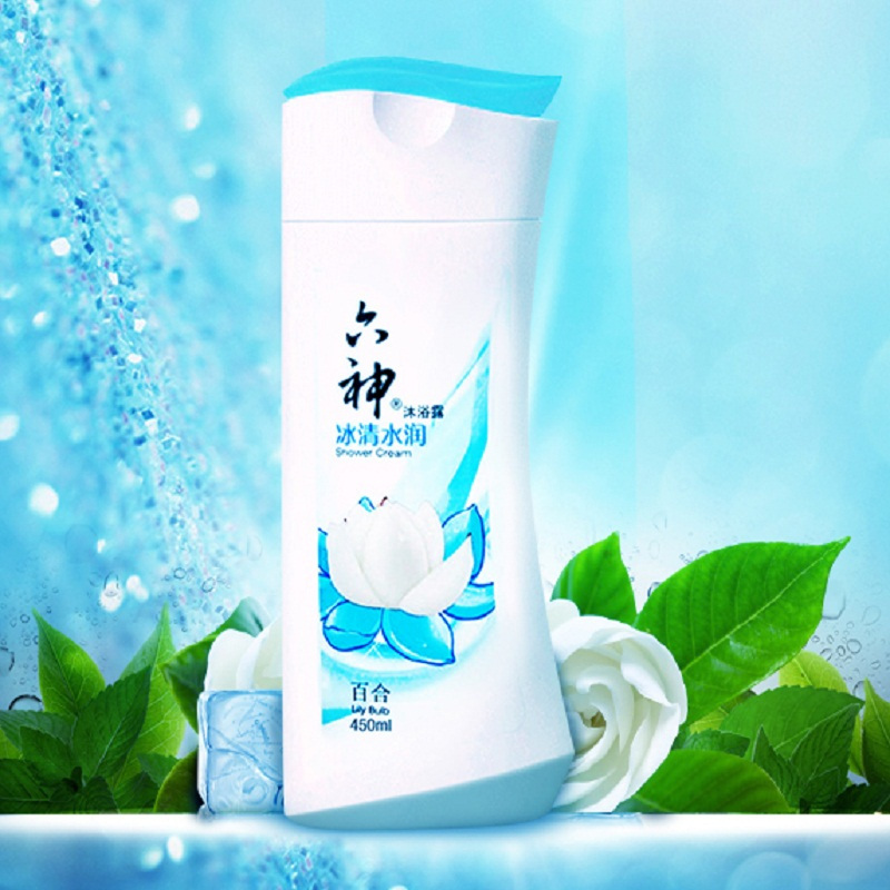 六神冰清水润沐浴露450ml单位瓶