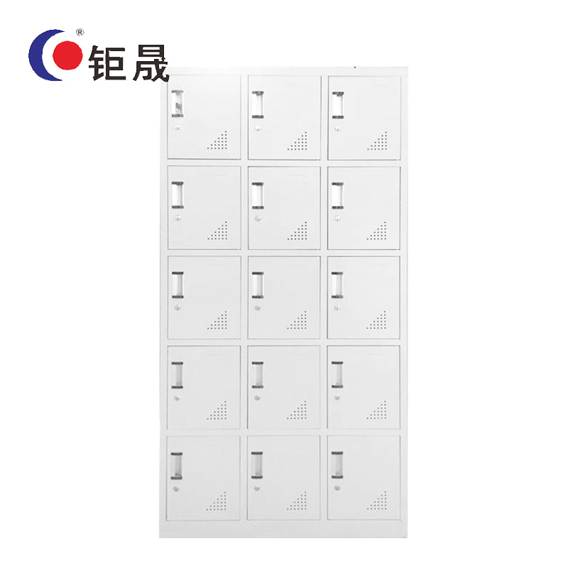 钜晟钢制十五门更衣柜钢制铁皮储物柜换衣柜存包柜15门更衣柜 JS0010