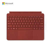 微软 Surface Go 键盘盖 波比红 磁吸易拆卸 Alcantara材质 类软毛皮手感 键盘背光+玻璃精准触控板