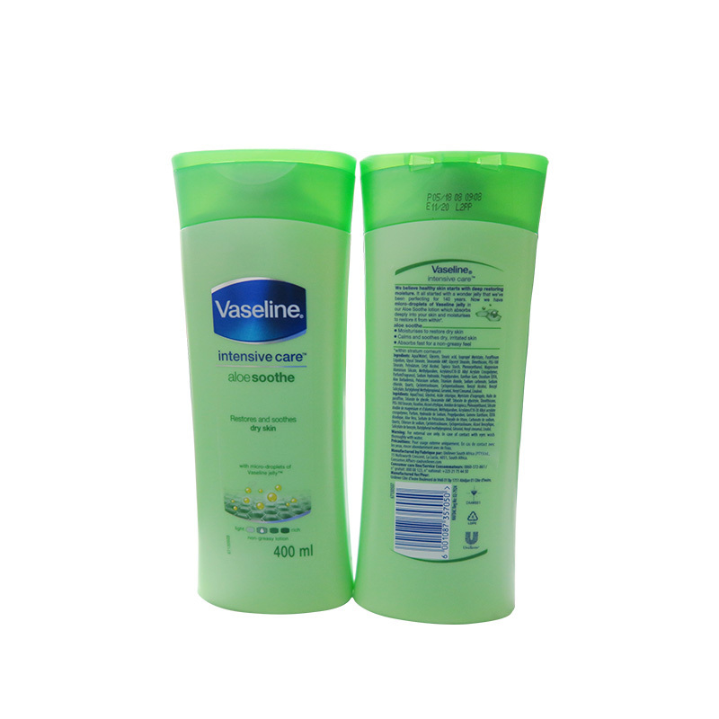 凡士林(Vaseline) 身体乳 芦荟舒缓润肤露 400ml 修护干燥肌肤
