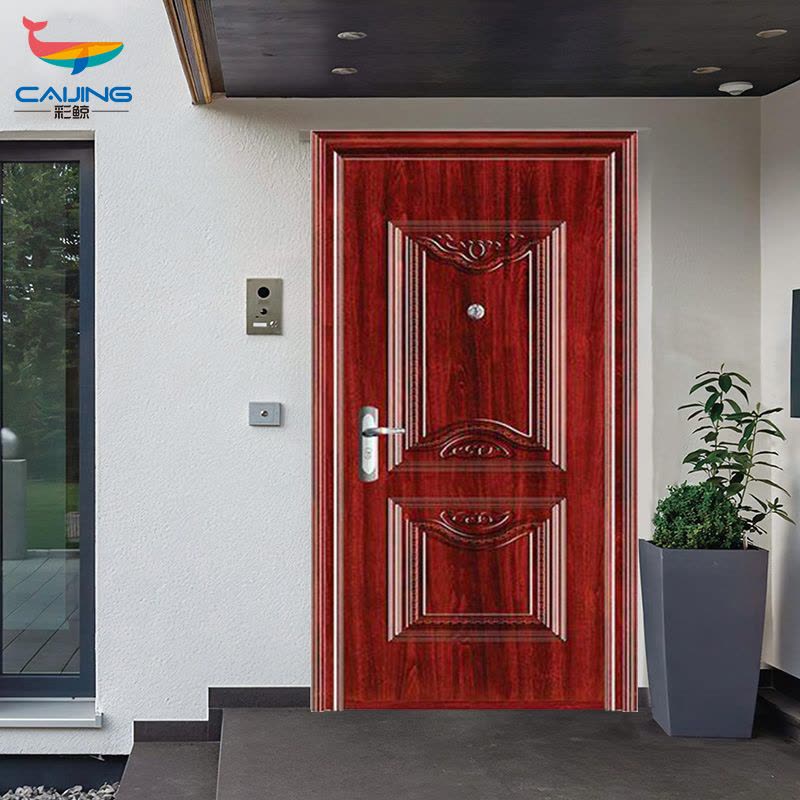 彩鲸(CAIJING)CJ-FDDK11防盗门安全门钢质家用门进户门大门别墅入户门图片