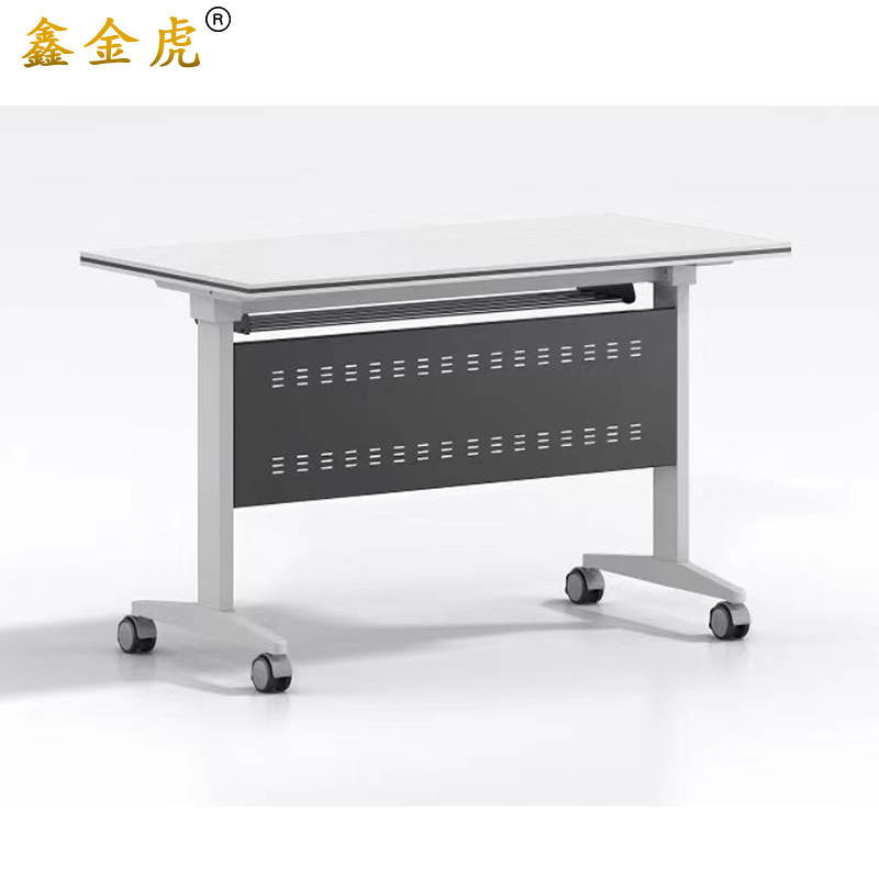 鑫金虎办公桌折叠培训桌会议桌长条桌H8 1400*500*750mm高清大图