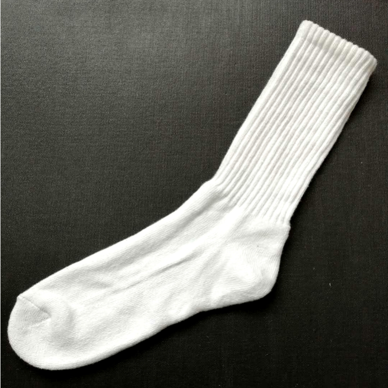 盛世尼曼10双白袜子毛巾底毛圈纯色棉运动潮流中长筒篮球街拍高帮吸汗