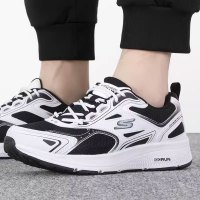 SKECHERS斯凯奇男子新款低帮舒适透气轻便耐磨减震跑步鞋894054-BKW ZP
