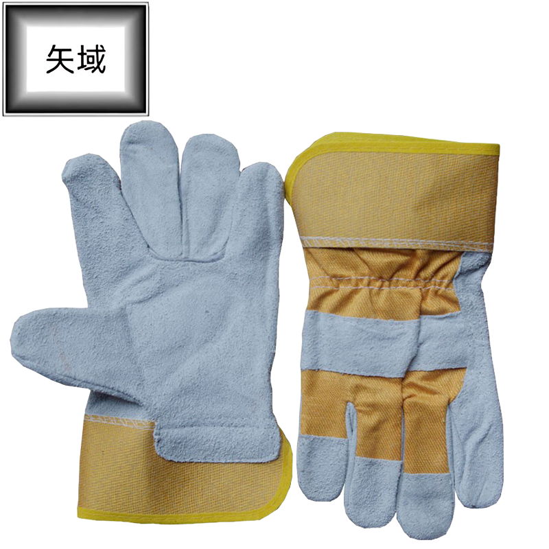 矢域劳保手套防滑耐磨透气工作手套加厚防油工业级安全手套高清大图