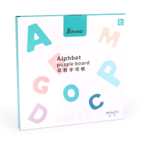 铭塔幼儿童玩具字母积木拼图3岁半开发宝宝男女孩启蒙益智力早教玩具拼插玩具A7703