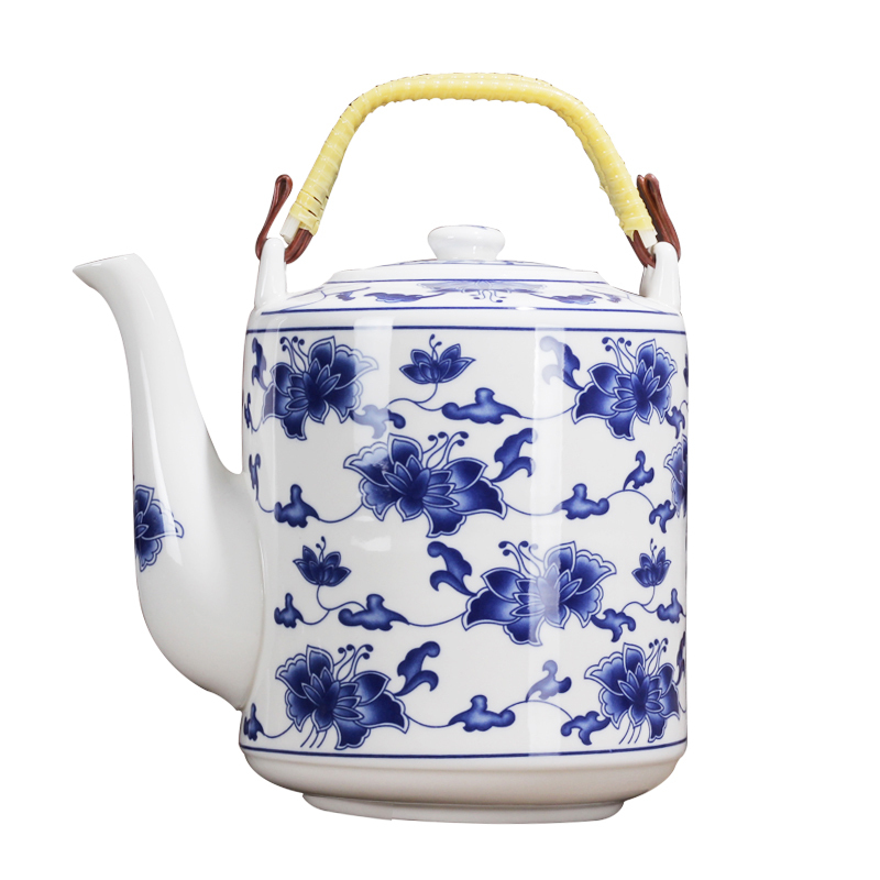 lichen景德镇陶瓷材质水壶提梁壶