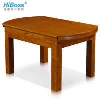 HiBoss餐桌折叠餐桌新中式吃饭桌餐桌椅组合型