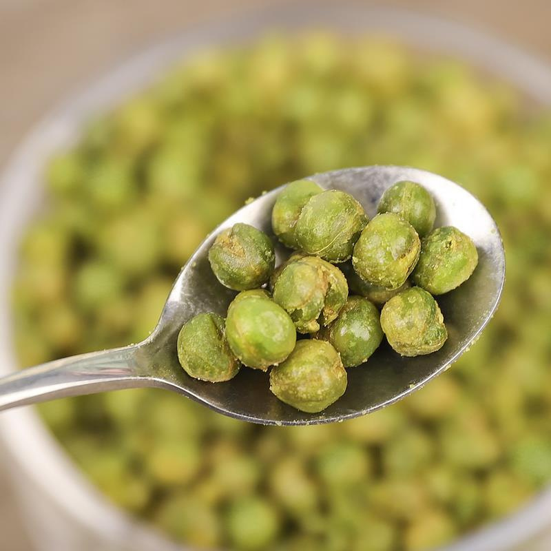 湛航蒜香青豆500g罐装青豌豆办公休闲豆类零食下酒菜视频