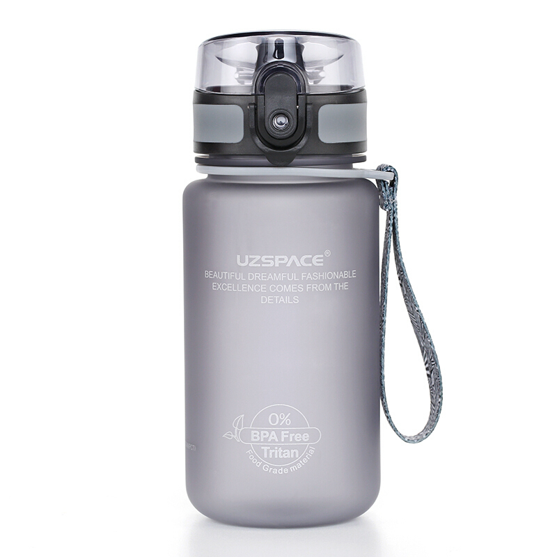 富光 水杯塑料大容量防漏磨砂便携水壶350ml sb12 单只装