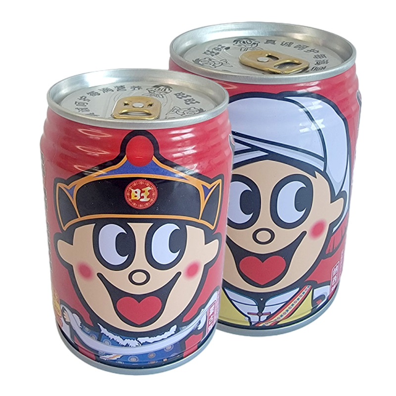 旺旺旺仔牛奶245ml铁罐装早餐牛奶儿童牛奶含乳制品原味婚庆结婚喜糖高清大图