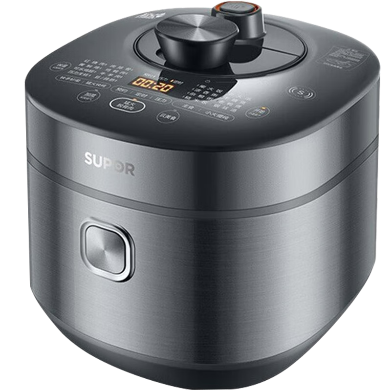 苏泊尔(SUPOR)电压力锅智能操作2200W大火力家用5L/升电高压锅一锅双胆IH电磁加热SY-50HC37Q