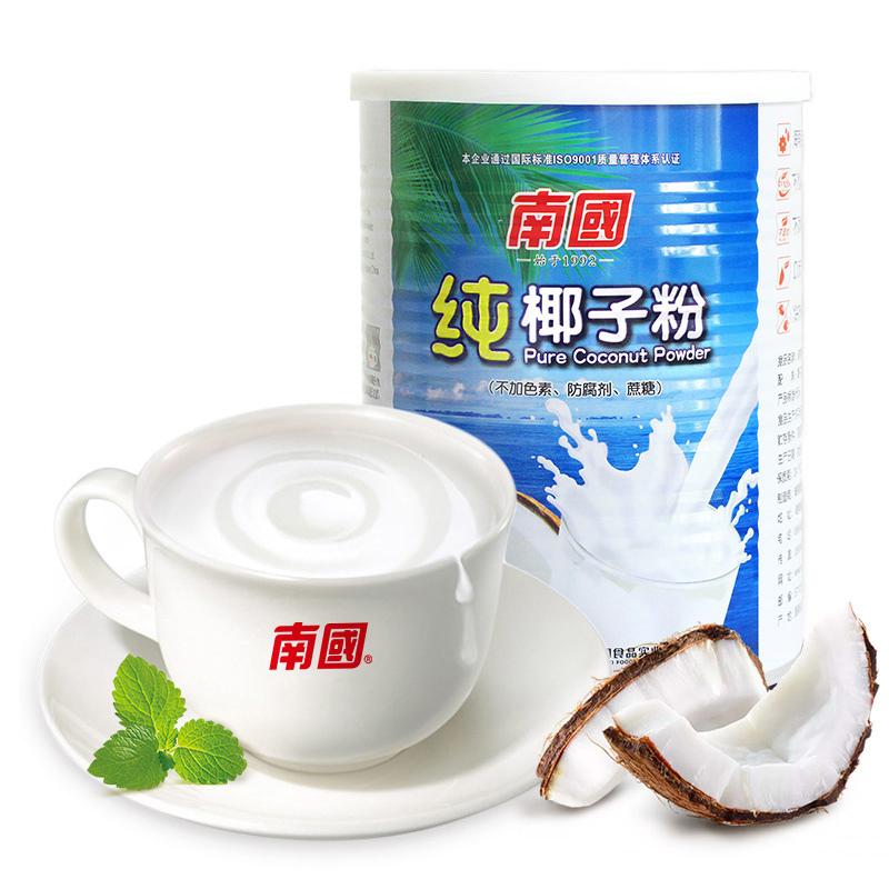 南国 海南特产年货 纯椰子粉360g 营养早餐代餐粉速溶椰奶椰汁