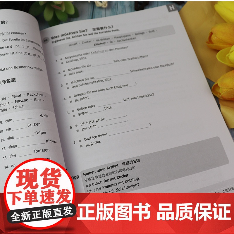 德语词汇语法训练B1安娜丽.比利娜编著 欧标德语B1考试备考 德语语法解析与练习德语欧标考试书籍德语自学入门教材同济大学高清大图