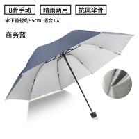 手动钢骨伞架 银胶布 塑料手柄 YF-S2021032 晴雨两用伞