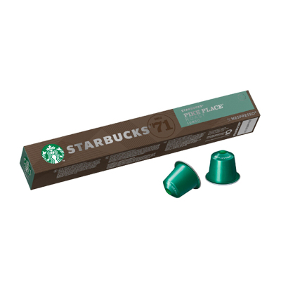 星巴克(Starbucks) Pike Place烘焙咖啡(大杯) 咖啡胶囊53g(内含10颗)(中度烘培)
