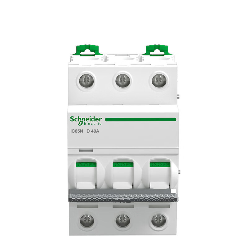 施耐德 3P空开(带辅助触点)Pro iC65N 3P D40A