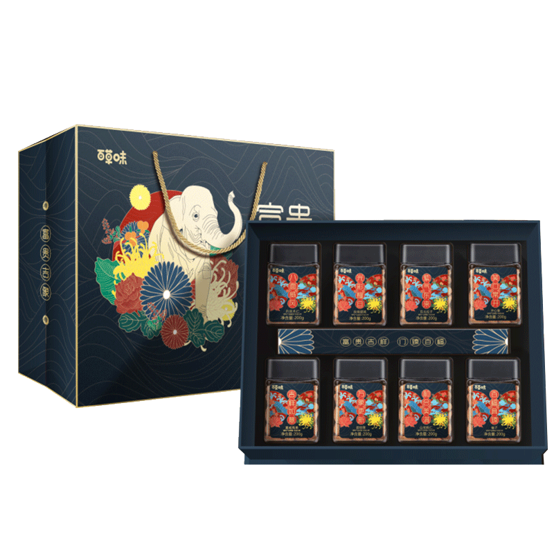 百草味 高端坚果礼盒(富贵吉象) 1010g