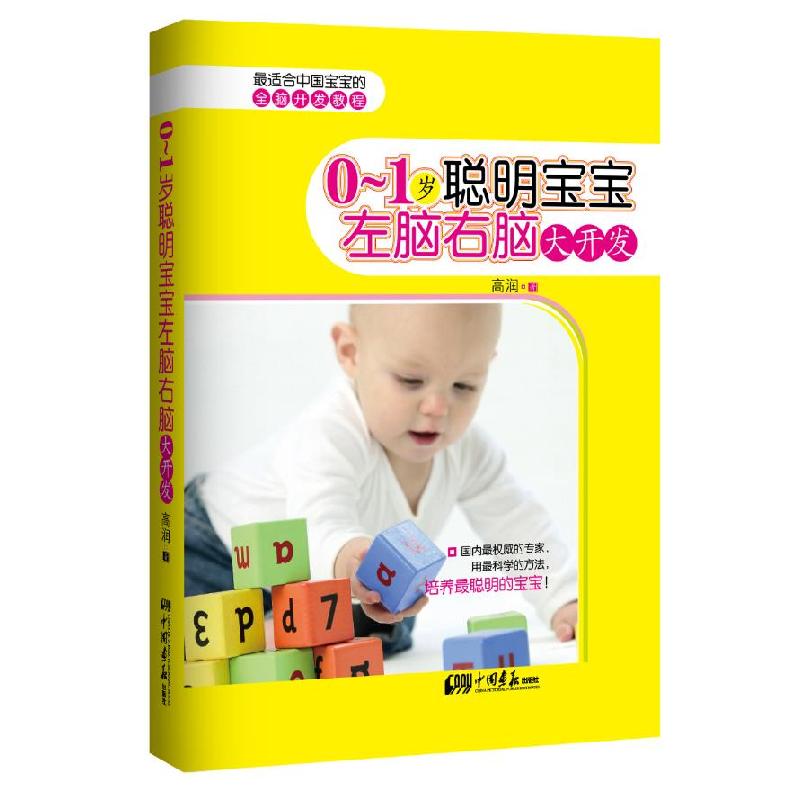 正版新书】0-1岁聪明宝宝左脑右脑大开发高润9787514600025