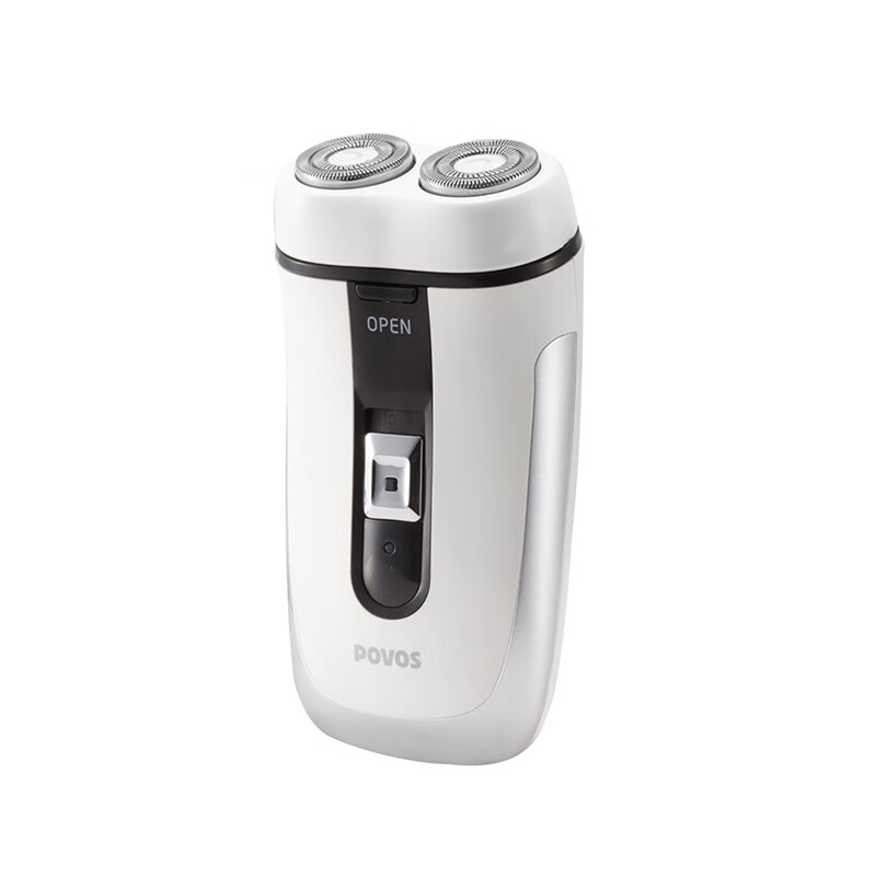 奔腾剃须刀磨砂防滑设计刀头拆卸水洗背插式充电携带方便PQ3600高清大图