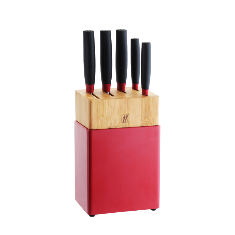 双立人 家用ZWILLING Now S系列刀具(红黑)6件套 ZW-K308/54380-006-722