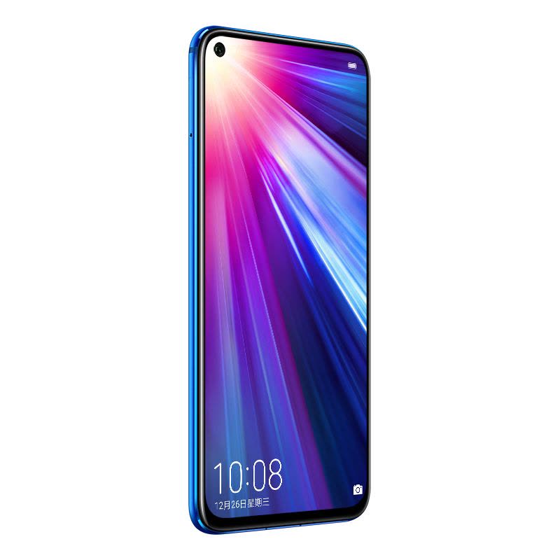 荣耀(honor)V20 6GB+128GB 幻影蓝 移动联通电信4G 游戏手机 麒麟980芯片 魅眼全视屏 4800万深感相机 全面屏手机图片