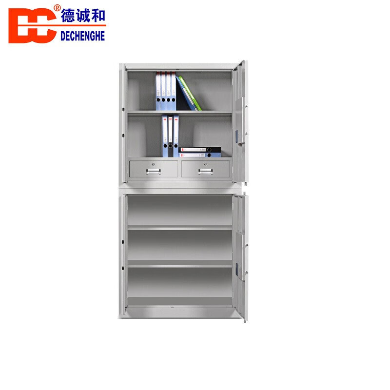 德诚和钢制国保密码锁保险双节柜1.0mm厚DCH-GMG098 900*430*1850mmH组