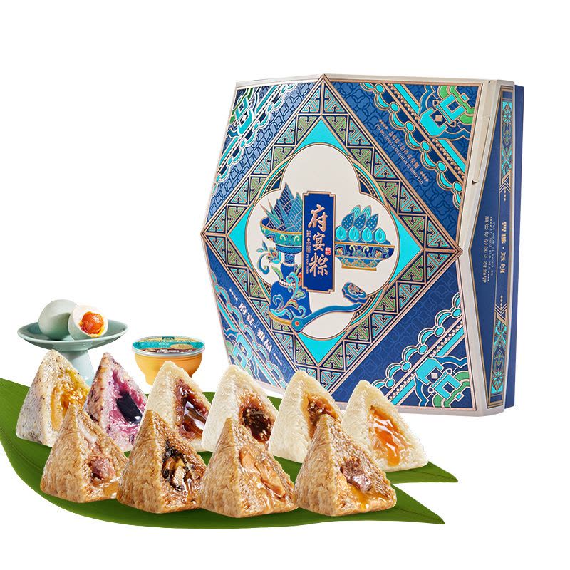 鲜品屋-1.44kg府宴•雅品端午粽子鸭蛋礼盒臻味端午鲜品屋图片