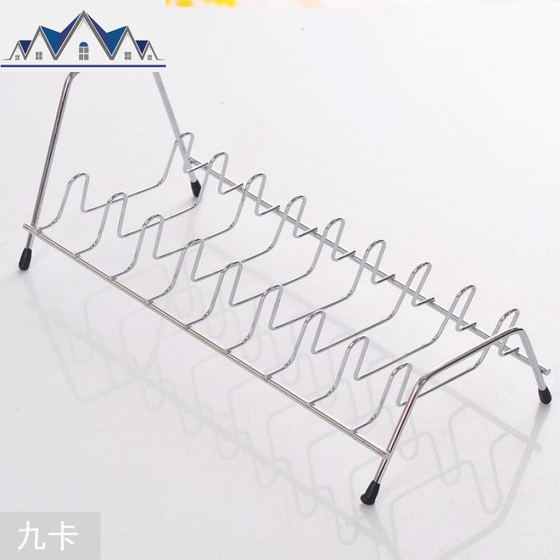 厨房不锈钢单层晾碗碟置物架碟架盘子沥水架子收纳架沥水架碗架 三维工匠高清大图