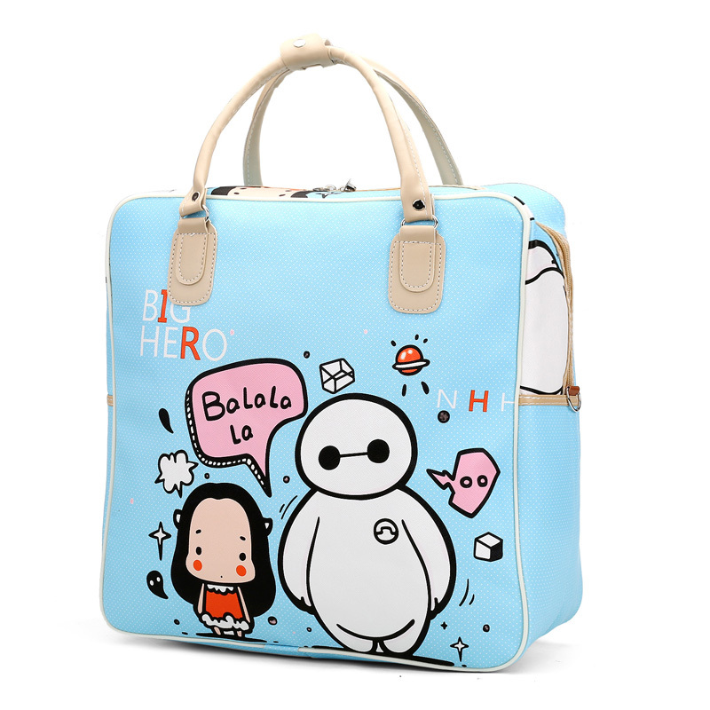 韩式可爱卡通旅行包女手提行李包学生旅行袋短途旅游收纳包参数