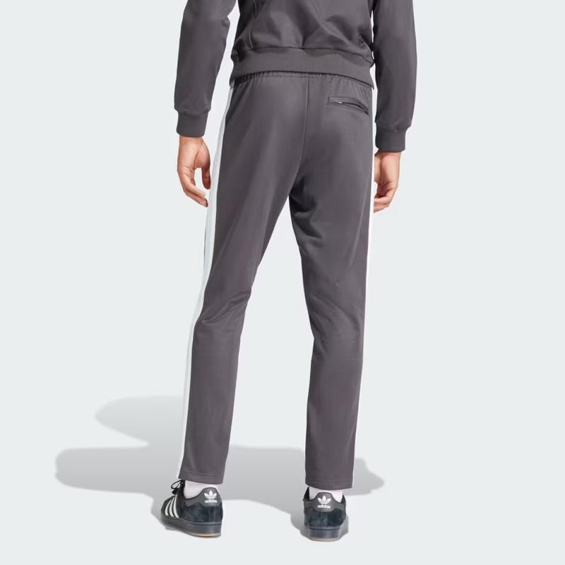 阿迪达斯adidasoriginals1994纯色三条纹logo长款针织运动裤男款黑色