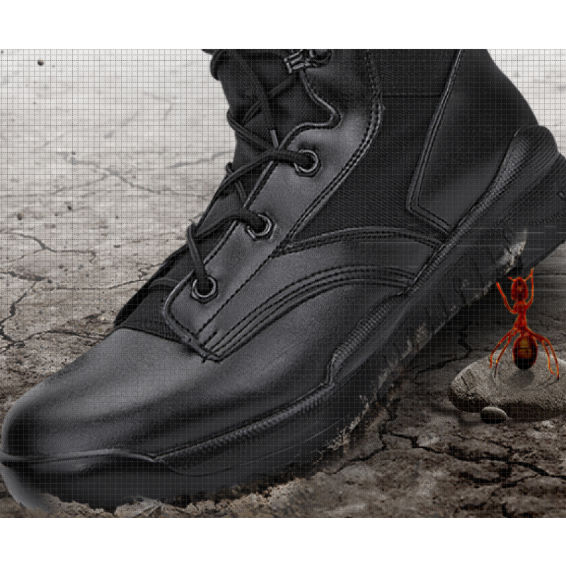 作战靴战术夏季军鞋作训鞋体能鞋男靴军迷用品高帮轻盈透气战术靴黑色