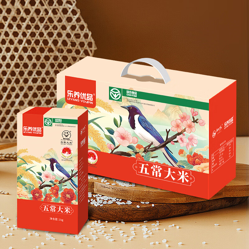 乐养优品 五常大米礼盒(喜鹊)5kg高清大图