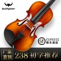 儿童小提琴初学者专业考级演奏乐器学生实木手工琴斗牛士小提琴