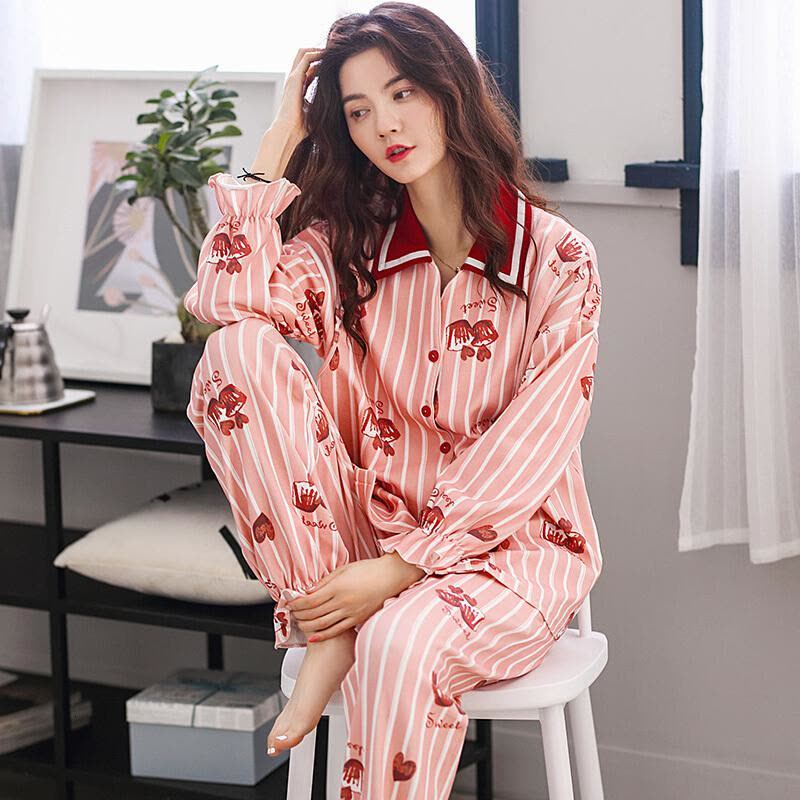 迪鲁奥(DILUAO)YXXM 孕妇装 2021夏新款月子服薄款孕妇家居服哺乳睡衣套装春秋季产后喂奶家居月子服 1904图片