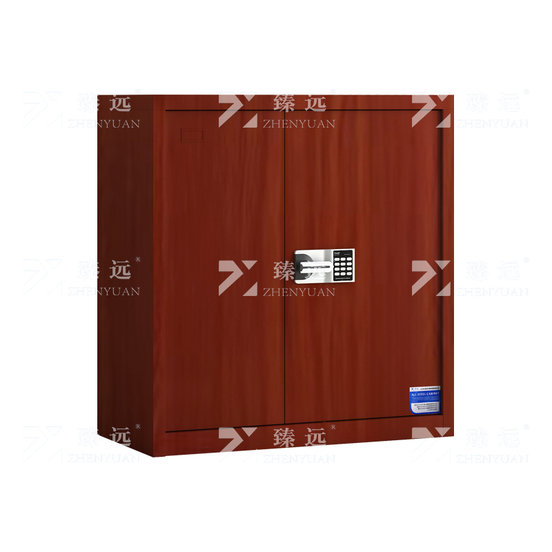 臻远 ZYJJ-80058 保密柜 红木纹单节智能密码锁 长900*宽420*高960 单位:1台高清大图