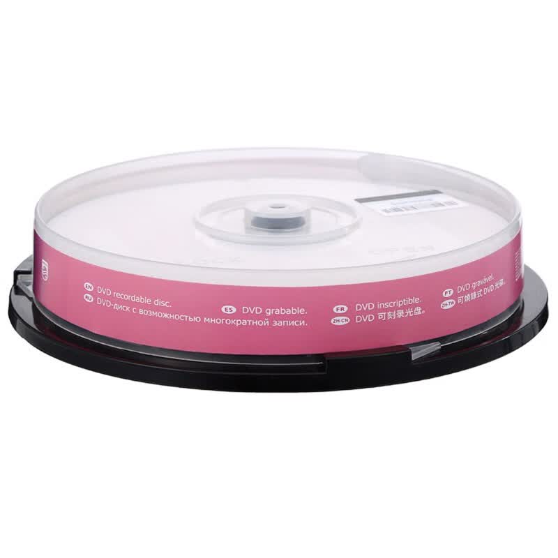 飞利浦(PHILIPS)DVD R光盘/刻录盘 空白光盘 刻录光盘 光碟 16速4.7G 桶装10片高清大图
