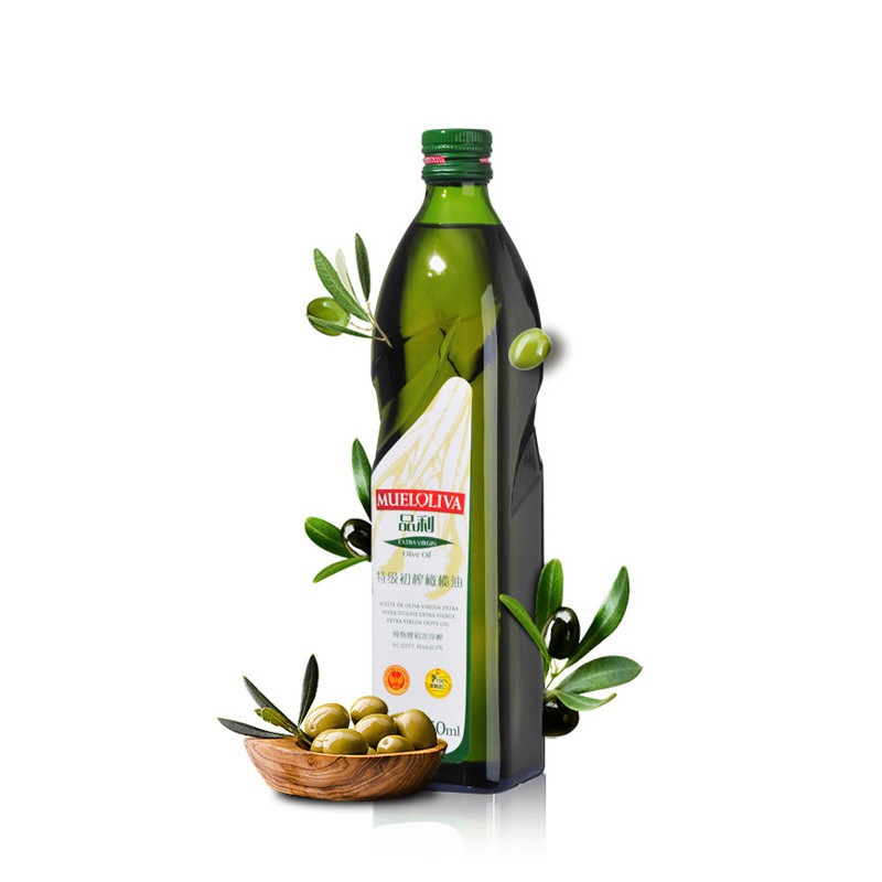 品利 (mueloliva)特级初榨橄榄油(750ml瓶装) 西班牙进口