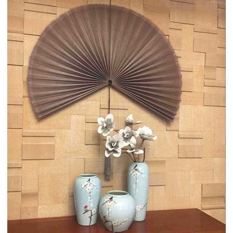 新中式玄关墙面装饰扇子立体中国风壁饰大挂扇工艺壁饰