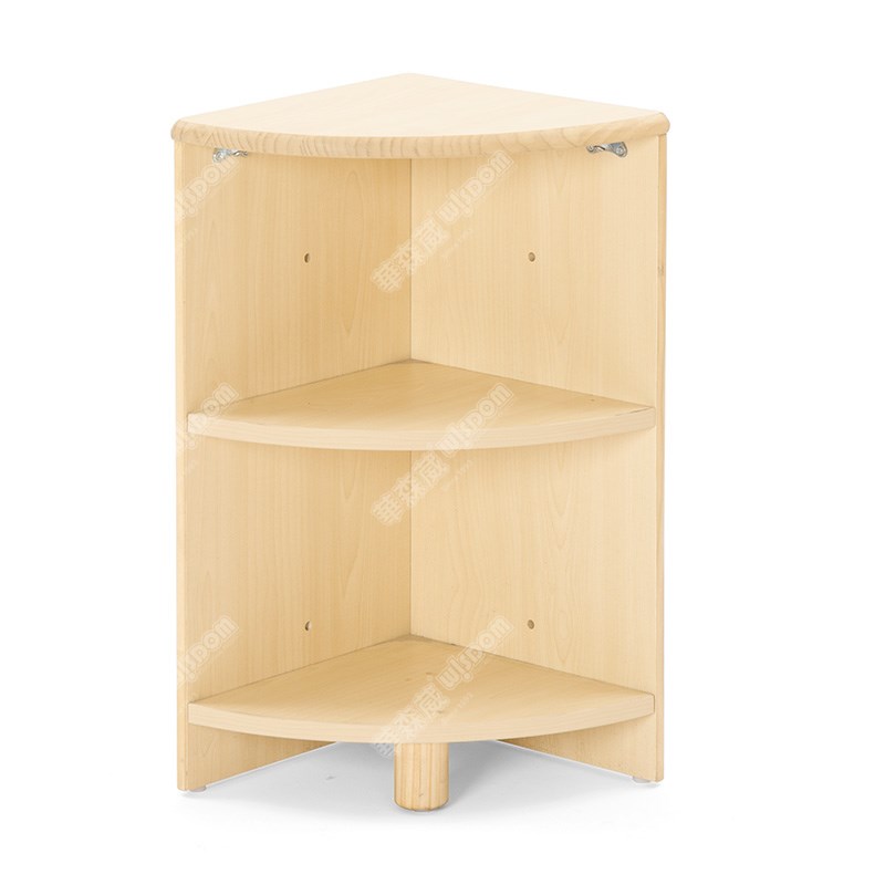 2层边角柜-枫木纹