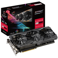 华硕（ASUS）ROG STRIX RX590 8G GAMING 猛禽RX590电脑游戏独立显卡 1545-1565MHz