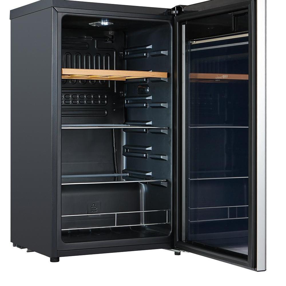 美的(Midea)JC-96GEM黑色 96升 占地小灵巧 节能静音 左开家用小型冰柜冷柜酒柜高清大图