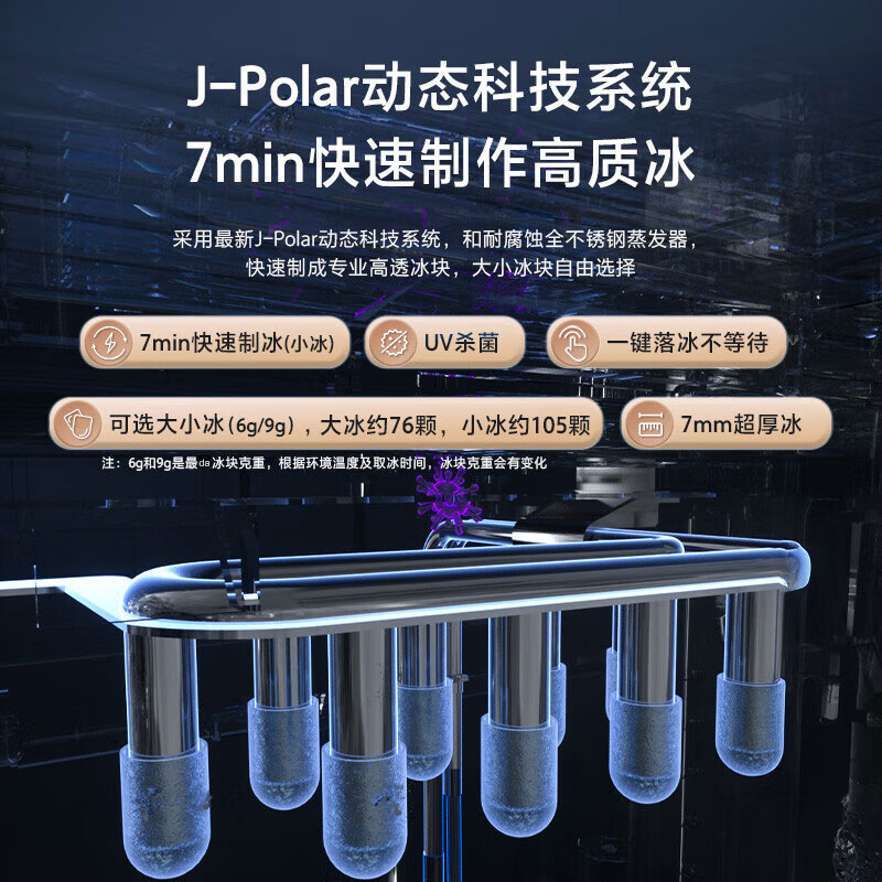 海尔(Haier)净水设备鲜活水制冰机冷热一体台式净饮机 RO反渗透免安装直饮 HTS75-2LXZB11U1高清大图