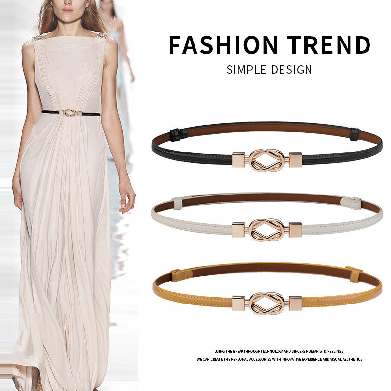 啄木鸟皮带女细腰带真皮时尚装饰腰封皮带配连衣裙子收腰女士腰带高清大图